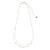 Silver Double Stone 16" Necklace