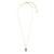 Pearlized Enamel Cross 16" Necklace