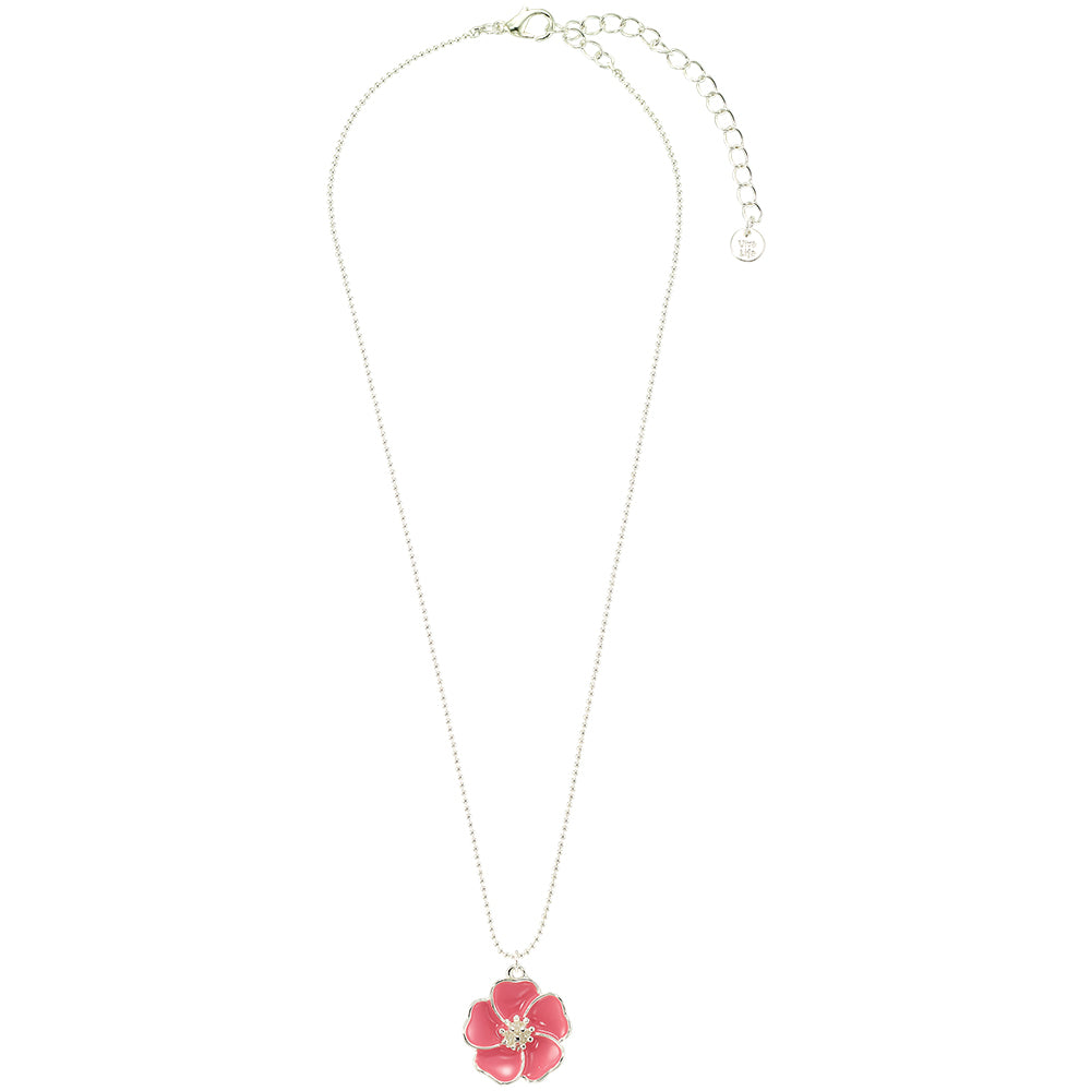 Enamel Flower Necklace