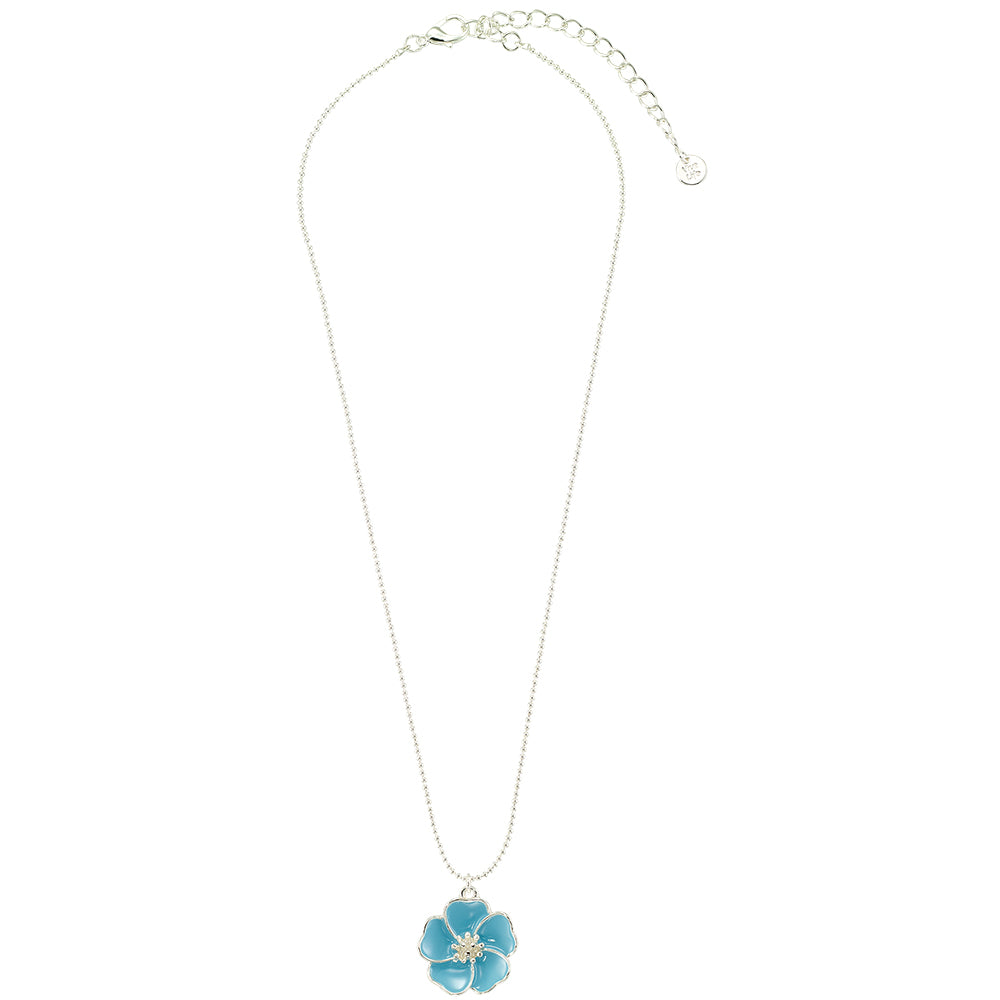 Enamel Flower Necklace