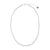 Frosted Stripe Seed Bead & Fresh Water Pearl Necklace