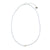 Frosted Stripe Seed Bead & Fresh Water Pearl Necklace