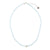 Frosted Stripe Seed Bead & Fresh Water Pearl Necklace