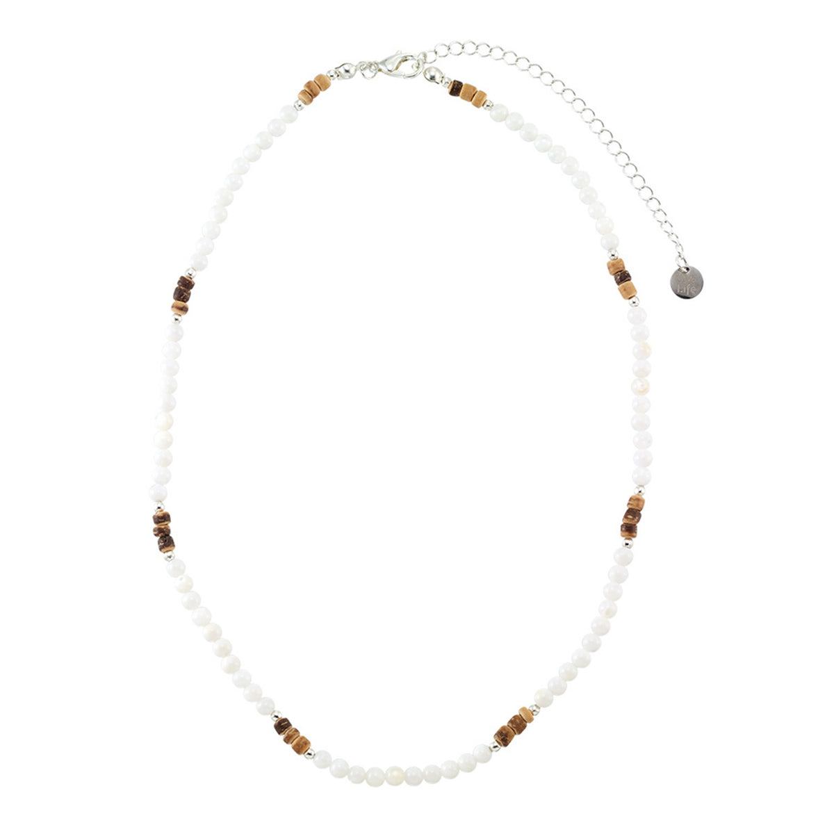 Cloud Nine Mother of Pearl &amp; Coco Necklace