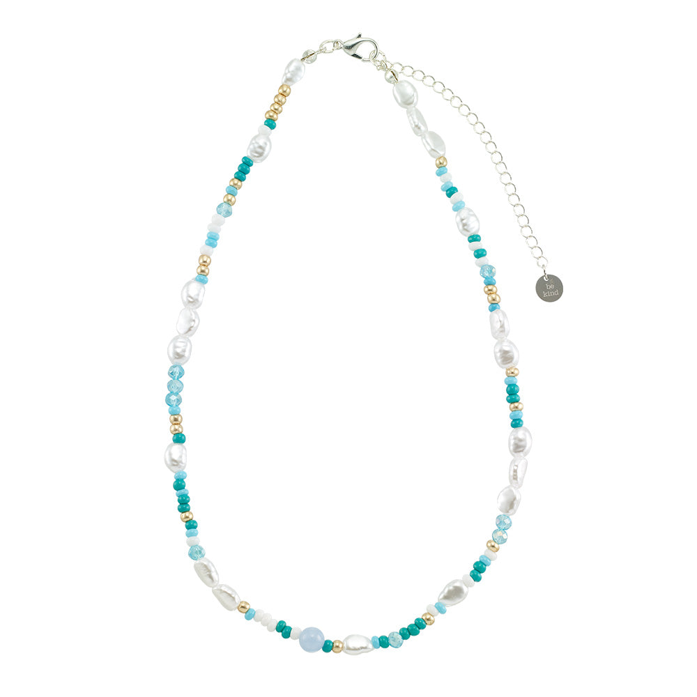 Colorful Bead Pearl Necklace