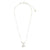 Pastel Seedbead Elephant Charm 15" Necklace