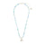 Pastel Seedbead Elephant Charm 15" Necklace