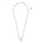 Pastel Seedbead Butterfly Charm 15" Necklace
