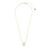 Pastel Seedbead Butterfly Charm 15" Necklace