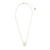 Pastel Seedbead Butterfly Charm 15" Necklace