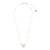 Pastel Seedbead Butterfly Charm 15" Necklace