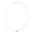 Pave Crystal Dolphin Seedbead 16" Necklace