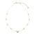 Pave Crystal Dolphin Seedbead 16" Necklace