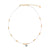 Pave Crystal Butterfly Seedbead 16" Necklace