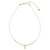 Crystal Moon Seedbead Mother of Pearl 15" Necklace