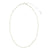 Silver and Gold Seedbead Pearl 15" Necklace