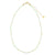 Triple Pearl/Metallic Colored Seedbead and Crystal 16" Necklace