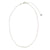 Triple Pearl/Metallic Colored Seedbead and Crystal 16" Necklace