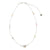 Mother of Pearl Butterfly Frosted Bead 15" Necklace