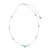 Mother of Pearl Butterfly Frosted Bead 15" Necklace
