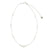 Mother of Pearl Butterfly Frosted Bead 15" Necklace