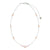 Mother of Pearl Butterfly Frosted Bead 15" Necklace