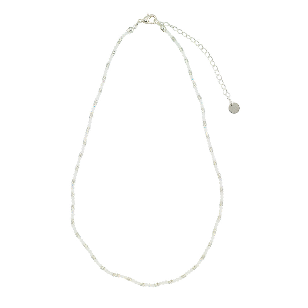 Colorful Metallic Seedbead 16" Necklace