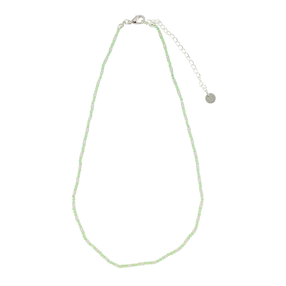 Colorful Metallic Seedbead 16" Necklace