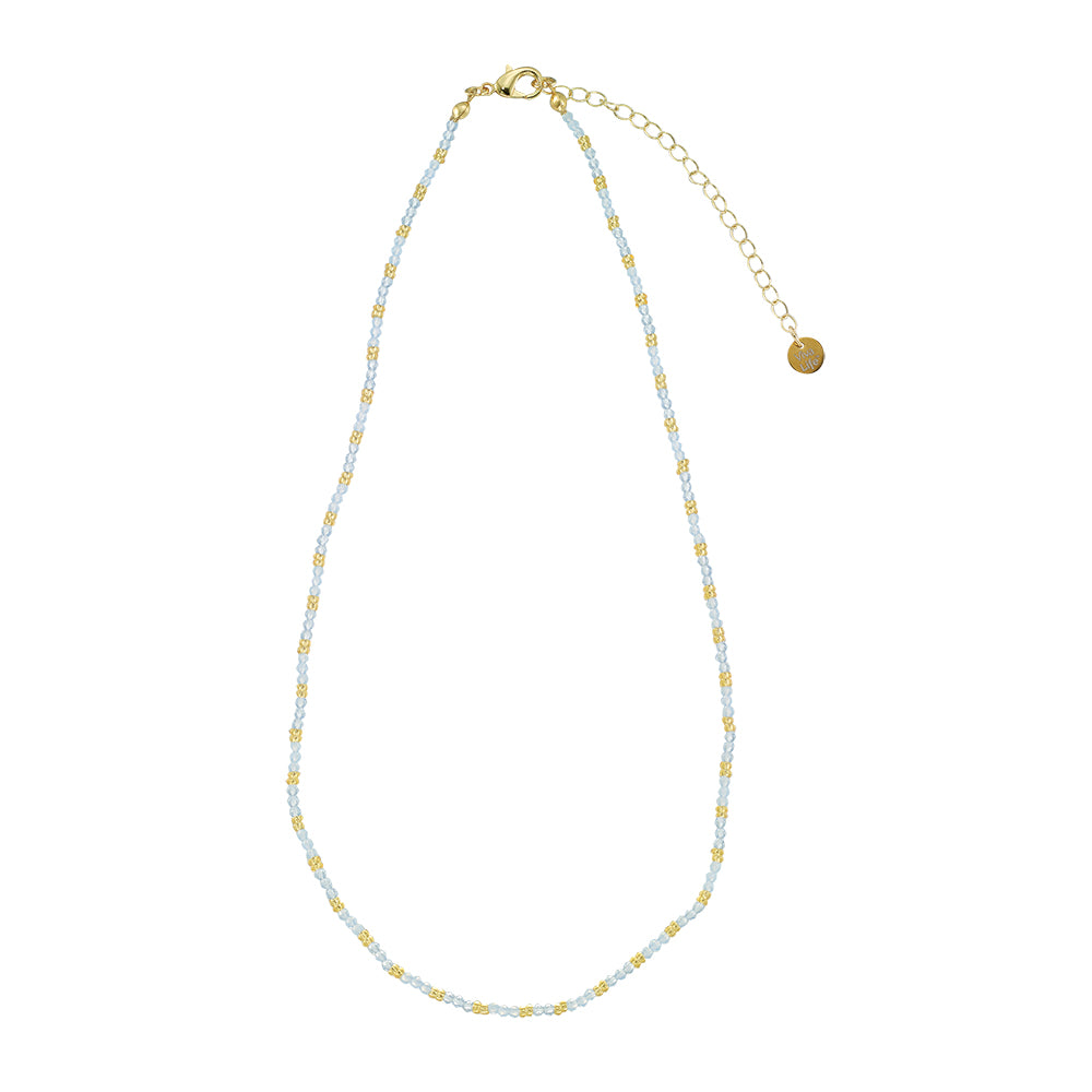 Colorful Metallic Seedbead 16" Necklace