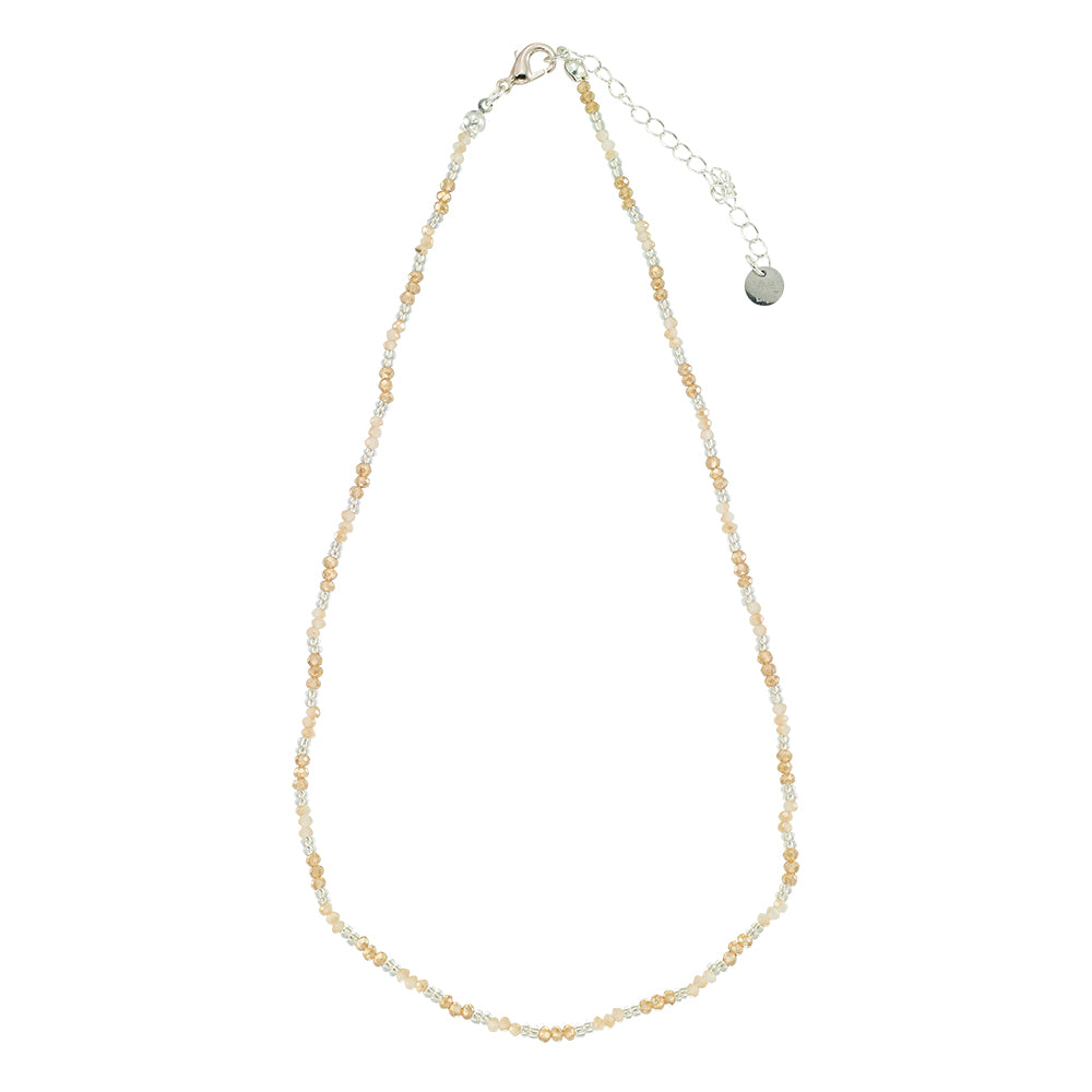 Colorful Metallic Seedbead 16&quot; Necklace