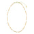 White, Silver, & Gold Metallic Necklace