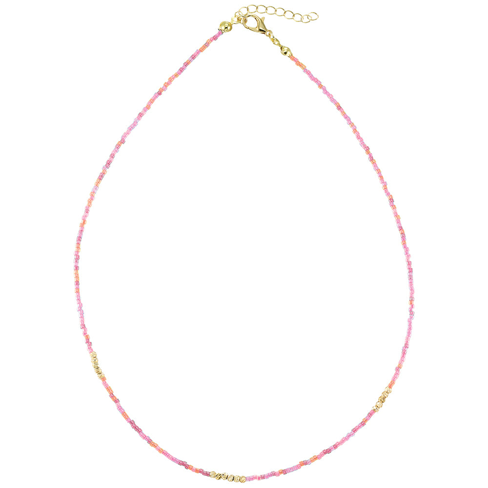 Colorful Japanese Seedbead Anklet