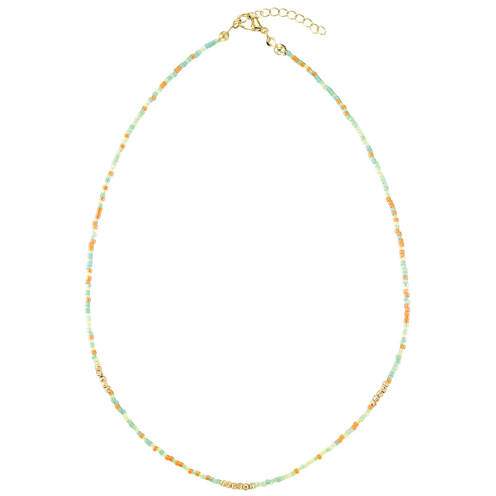 Colorful Japanese Seedbead Anklet
