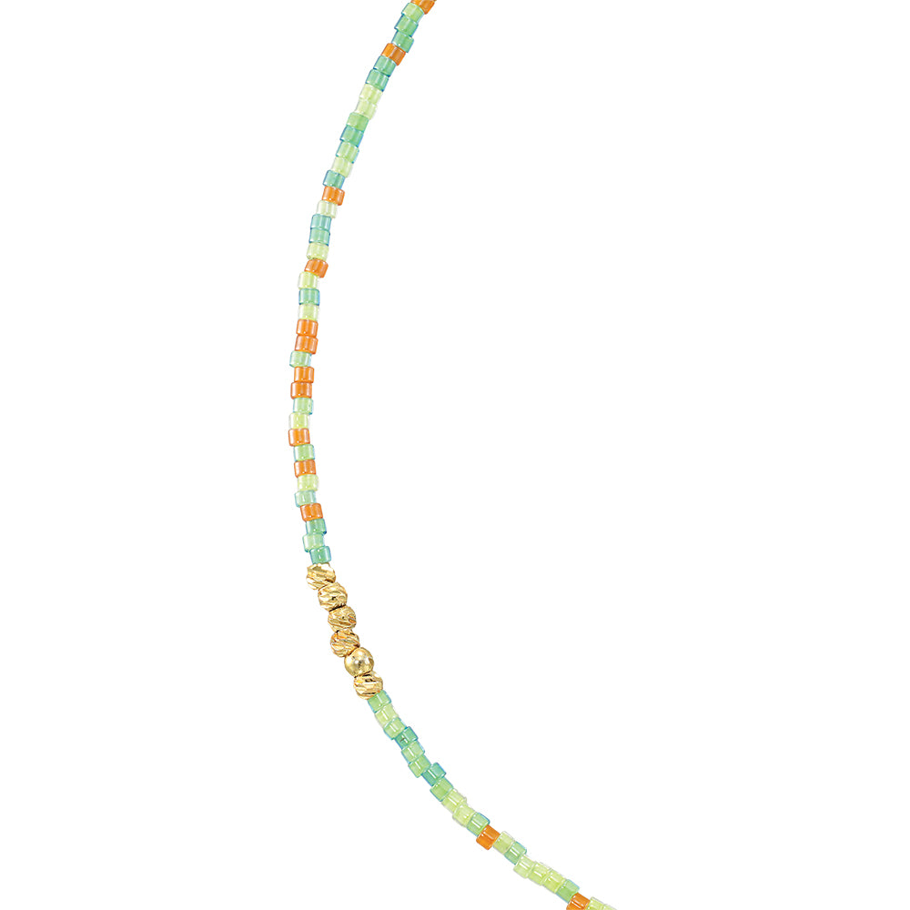 Colorful Japanese Seedbead Anklet