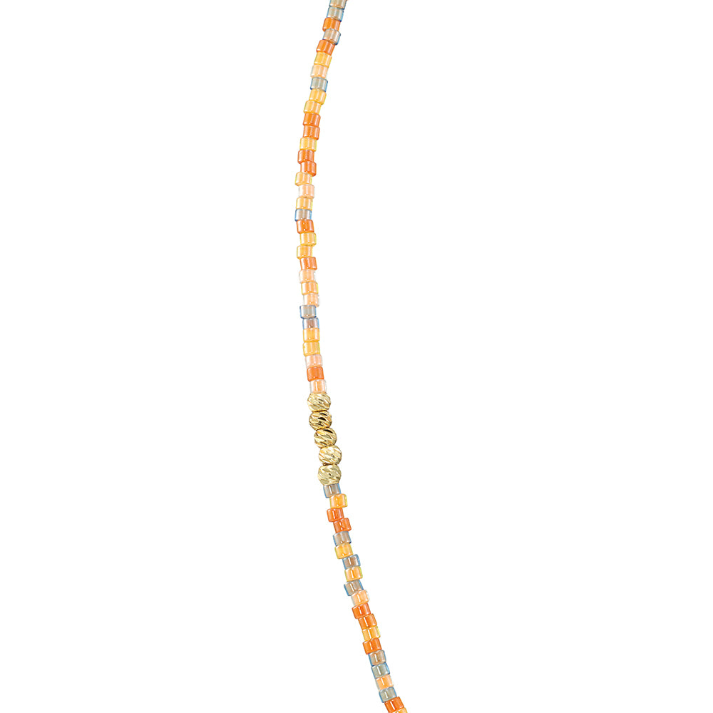 Colorful Japanese Seedbead Anklet