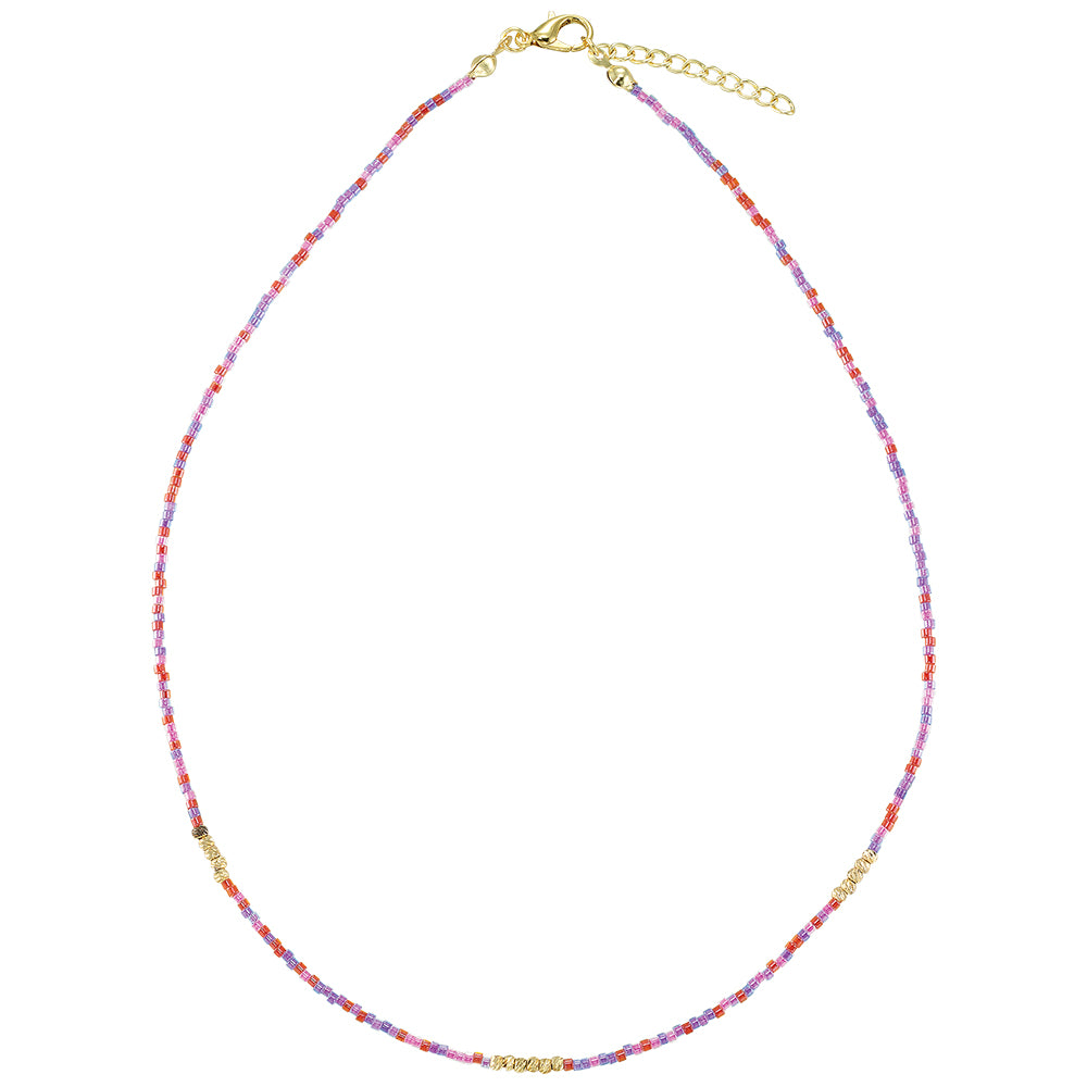 Colorful Japanese Seedbead Anklet