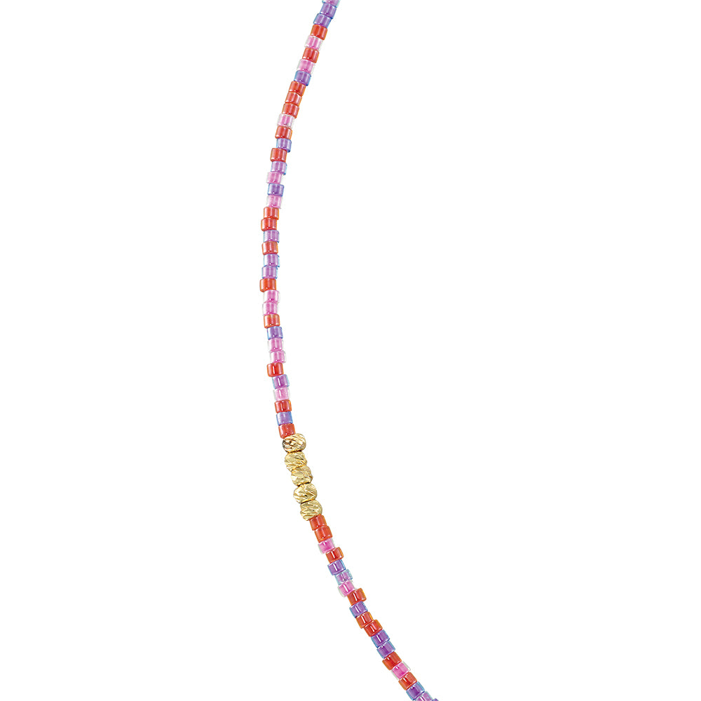 Colorful Japanese Seedbead Anklet