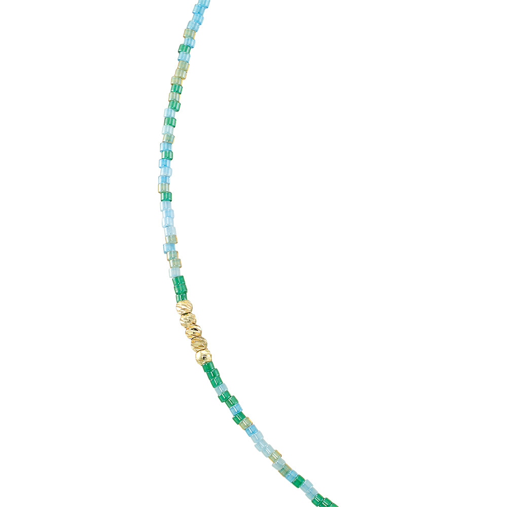 Colorful Japanese Seedbead Anklet