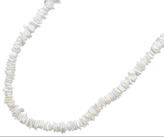 Square Cut Clam Shell Necklace