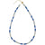 Blue Coco/Grey Clam Shell 16" Necklace