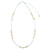 Shell and Pearlized Fimo 15" Necklace