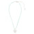 "Give Back" Frosted Resin Turtle Linen Necklace