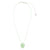 "Give Back" Frosted Resin Turtle Linen Necklace