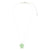 "Give Back" Frosted Resin Turtle Linen Necklace