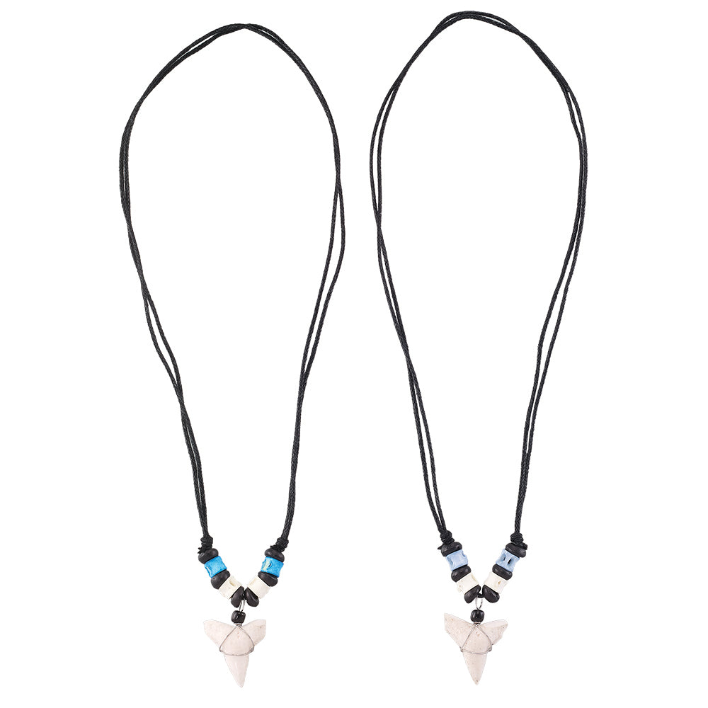 Dyed Fishbone Sharktooth 16" Necklace