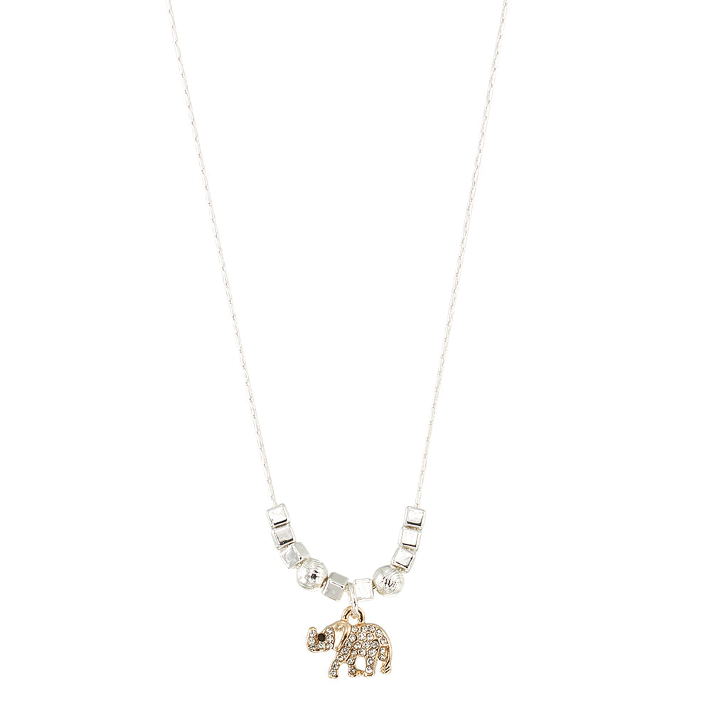 Crystal Elephant 16" Necklace
