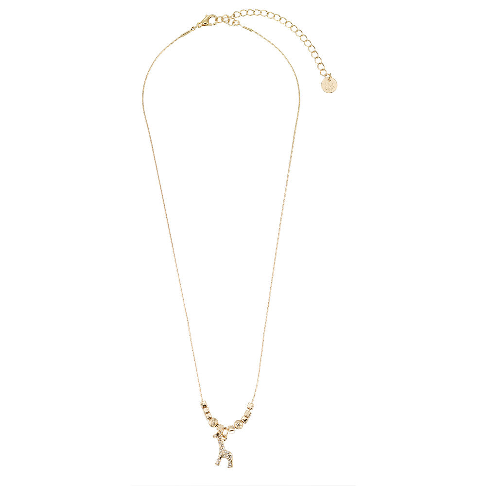 Crystal Giraffe 16&quot; Necklace