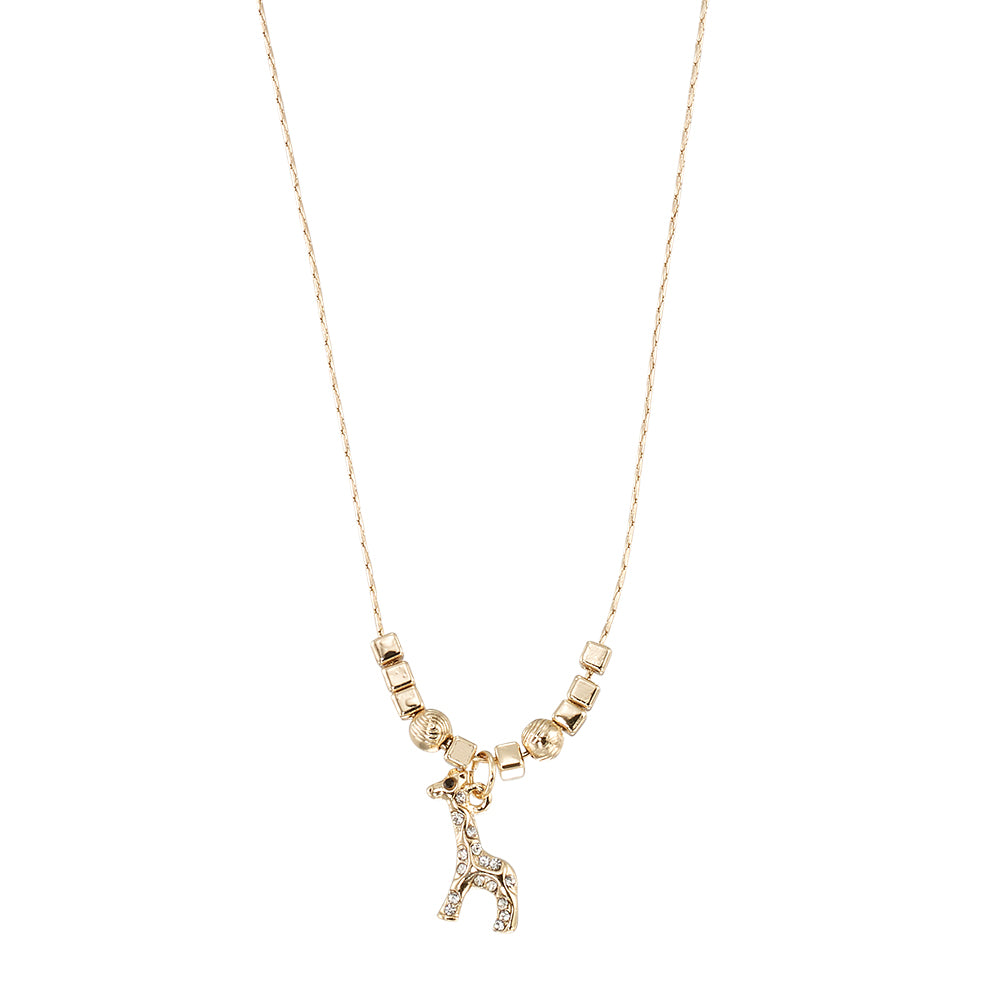 Crystal Giraffe 16" Necklace