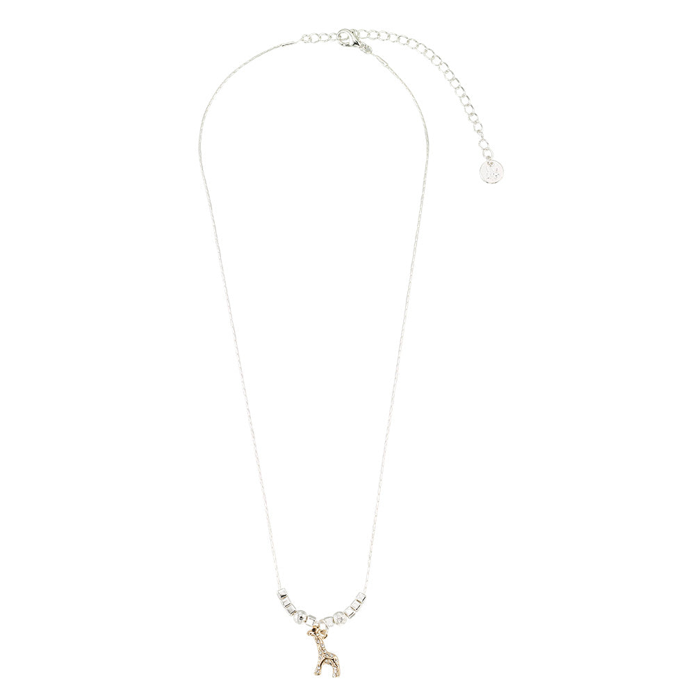 Crystal Giraffe 16" Necklace