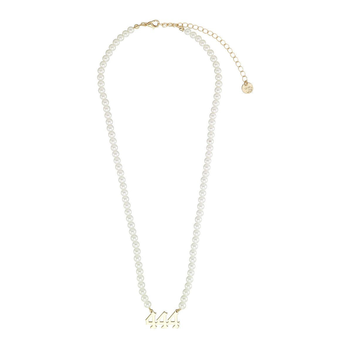 Pearl Angel Number Necklace